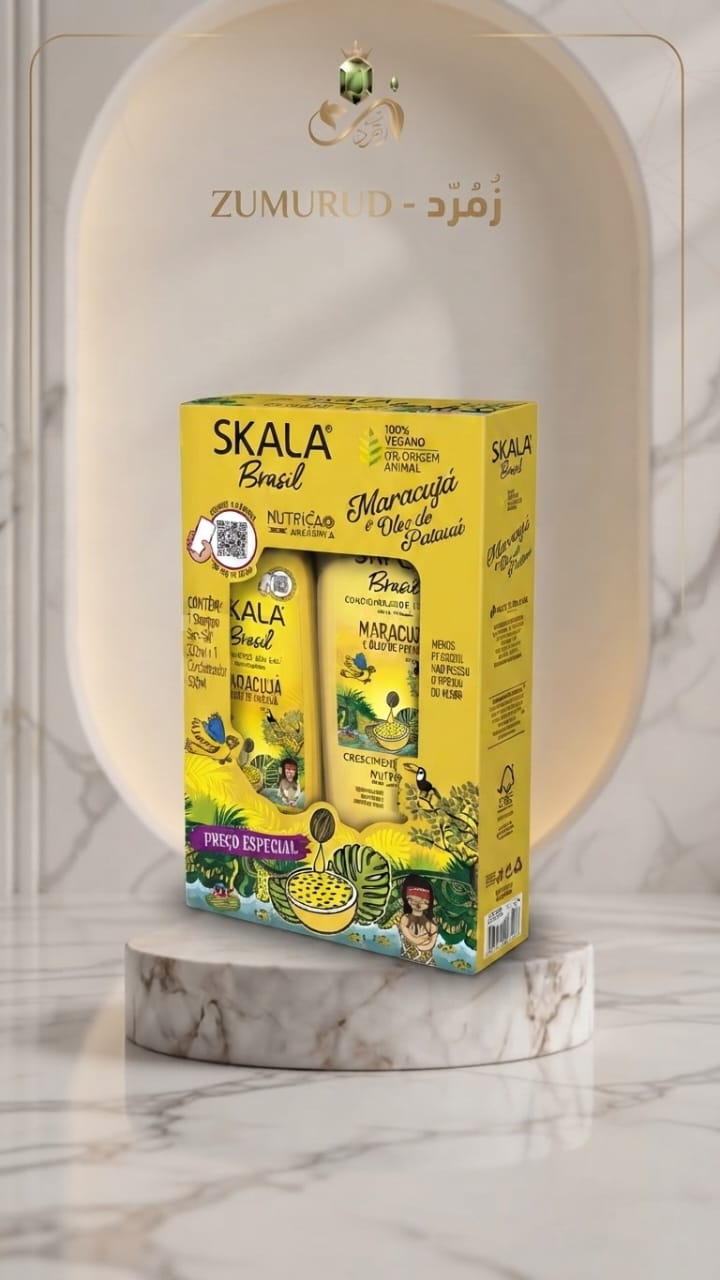 Skala Brasil - Maracujá e Óleo de Patauá Kit (Shampoo & Conditioner)