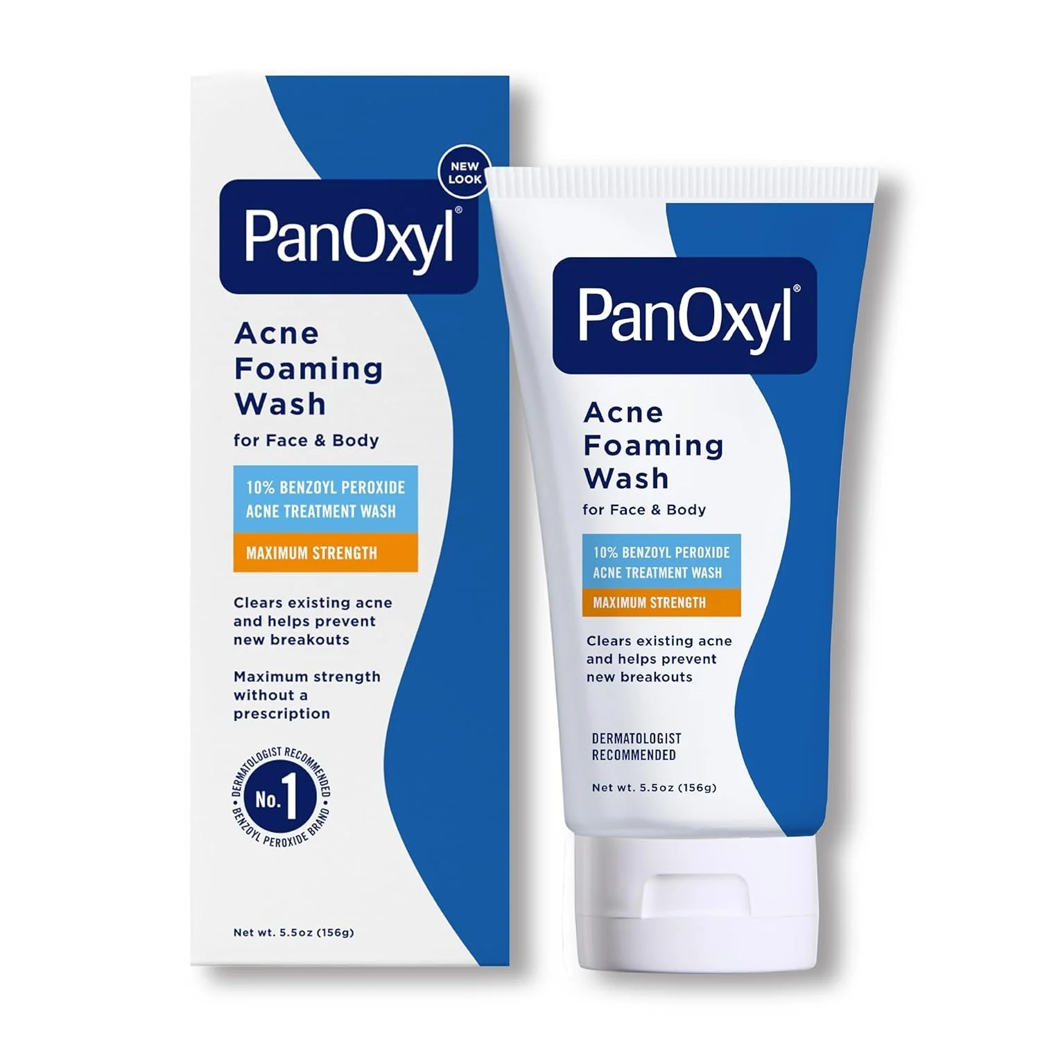 PanOxyl Acne Foaming Wash 10% Benzoyl Peroxide (5.5 oz / 156g)