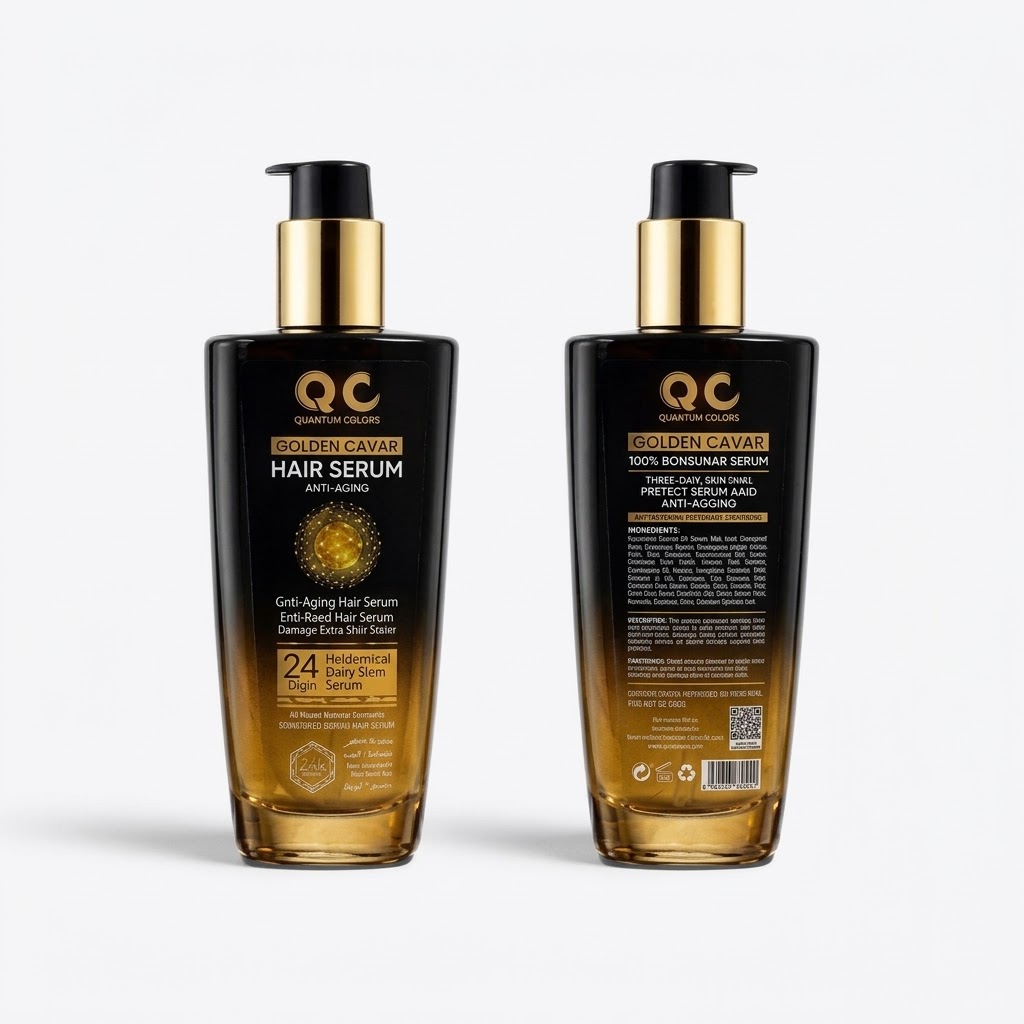 Quantum Colors (QC) Golden Caviar Hair Serum Anti-Aging