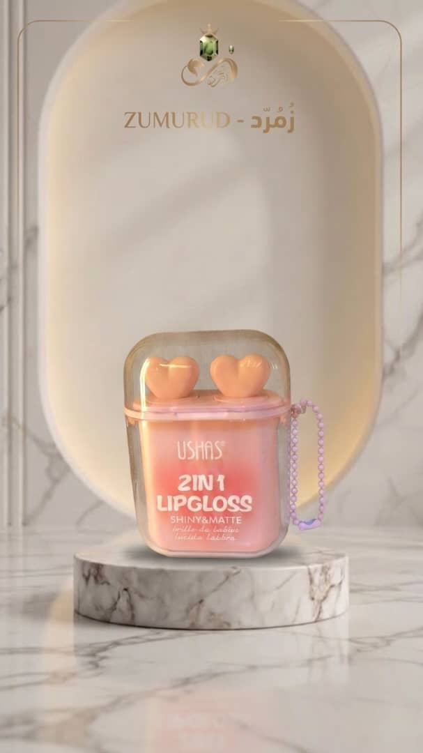 Ushas 2 in 1 Lip Gloss (Shiny & Matte)