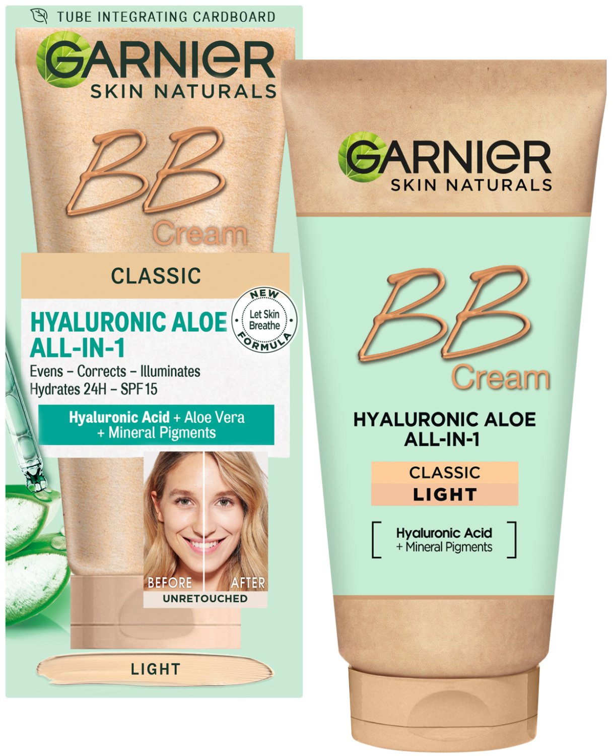 Garnier Skin Naturals BB Cream Hyaluronic Aloe All-in-1 (Classic - Light)