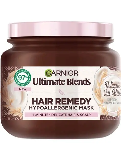 Garnier Ultimate Blends Hair Remedy Hypoallergenic Mask (Delicate Oat)